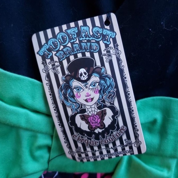 Too Fast Brand Cirque Couture size medium dress, never been worn - Picture 3 of 5